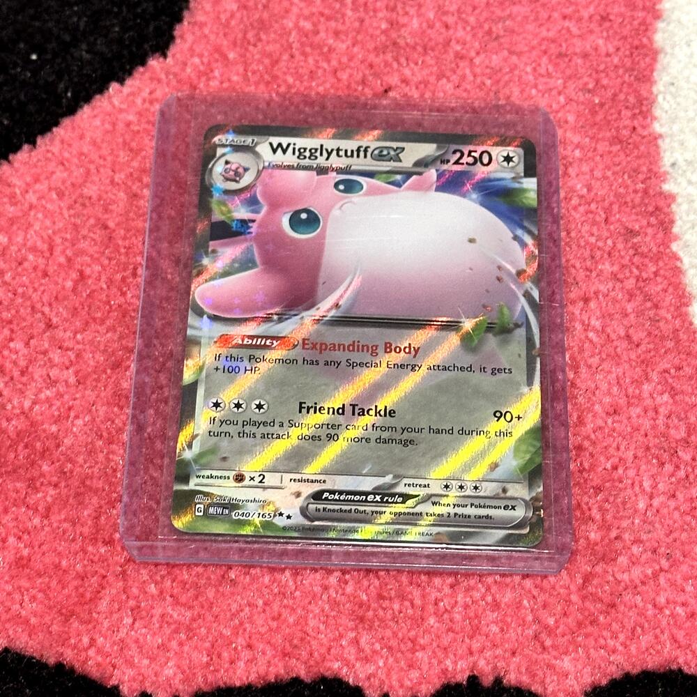 Wigglytuff ex #40 – Pokémon Scarlet & Violet 151 – As Pictured